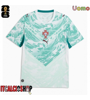 Portogallo Seconda Maglia Mondiali 2026 Manica Corta